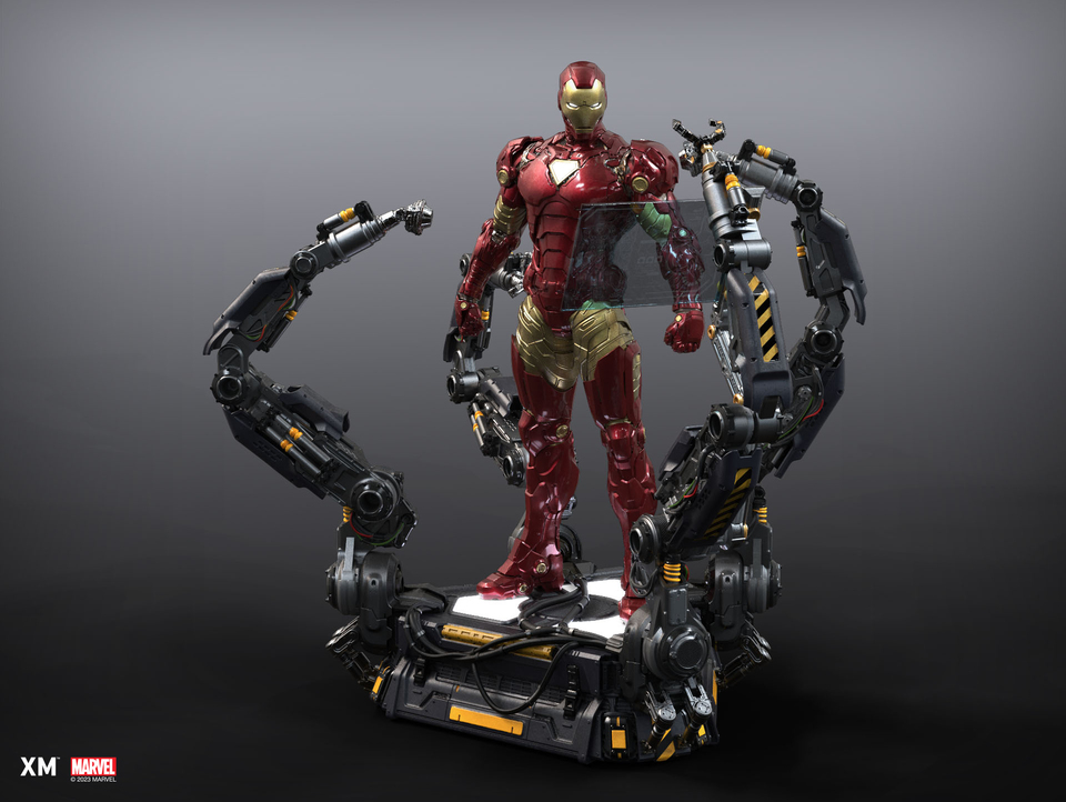 Premium Collectibles : Iron Man Suit-Up 1/4 Statue 58xeb5