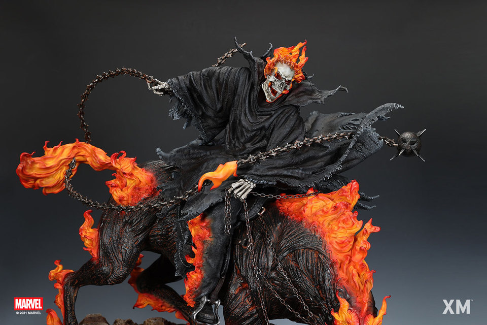 Premium Collectibles : Ghost Rider on Horse 5r8kep
