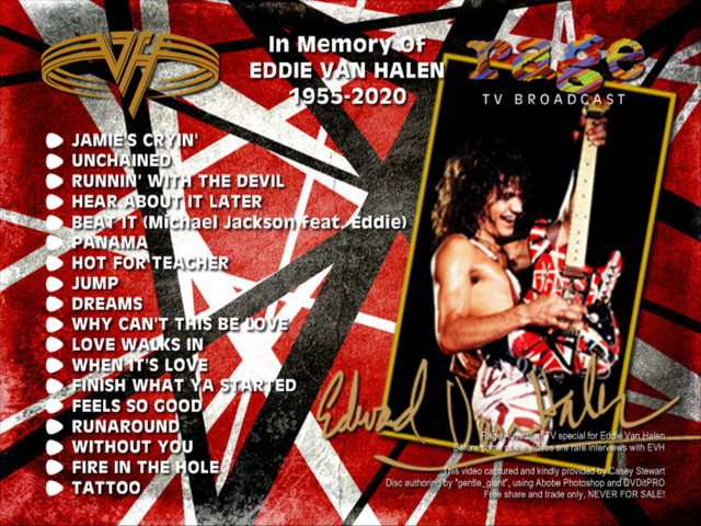 van Halen - Rage TV Special Englisch 2020 AC3 DVD - Dorian