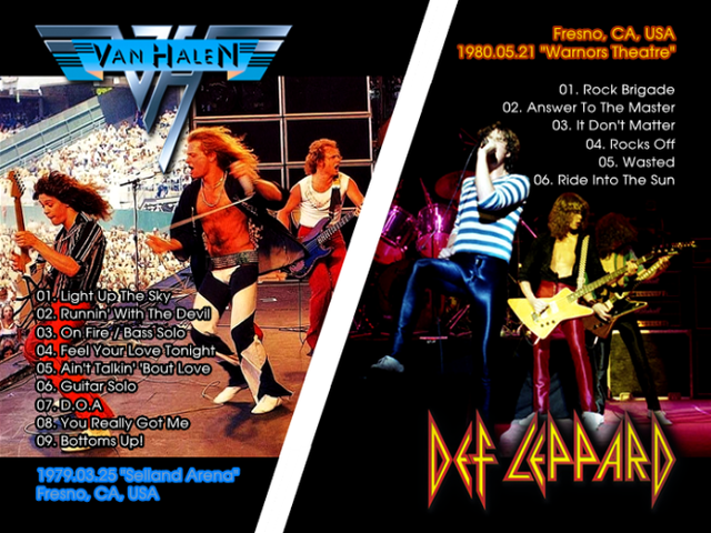 Van Halen & Def Leppard - Fresno 1979 & 1980 Englisch 1980 AC3 DVD - Dorian