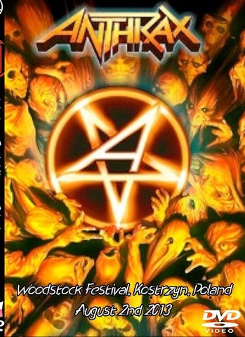 Anthrax - Woodstock Festival Polen Englisch 2013 AC3 DVD - Dorian