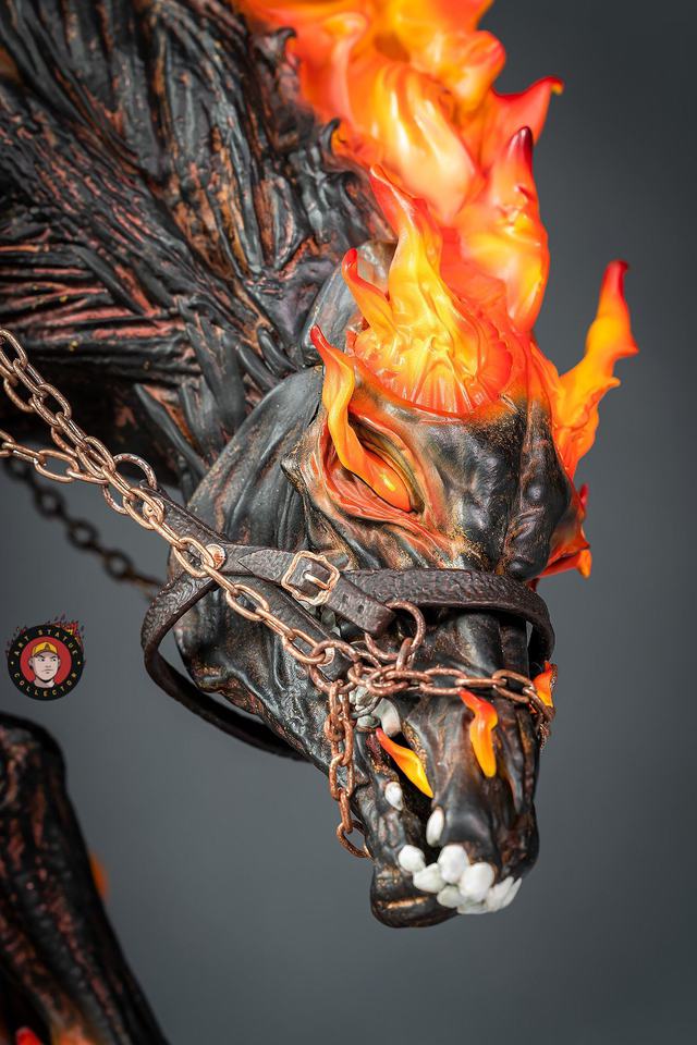 Premium Collectibles : Ghost Rider on Horse 69nk4b