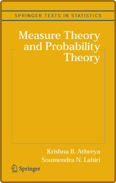 Athreya K  Measure Theory and Probability Theory 2006 Rep