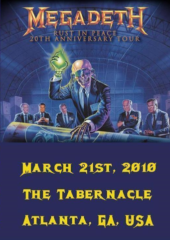 Megadeth - The Tabernacle, Atlanta Englisch 2010  PCM DVD - Dorian