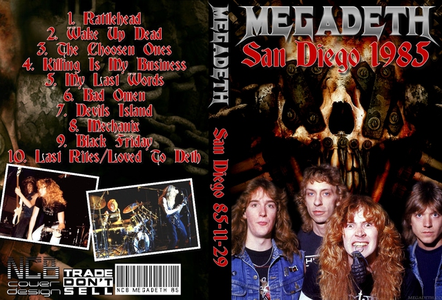 Megadeth - California Theatre San Diego Englisch 1985  AC3 DVD - Dorian