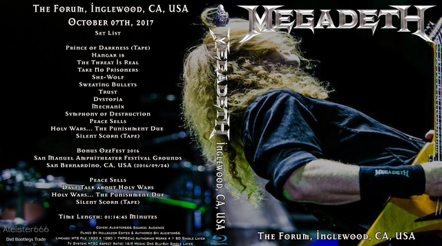 Megadeth - The Forum Inglewood Englisch 2017  AC3 DVD - Dorian