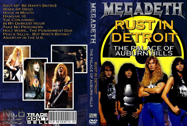 Megadeth - The Palace of Auburn Hills Englisch 1990  MPEG DVD - Dorian