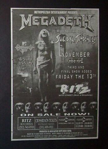 Megadeth - The Ritz New York Englisch 1992 AC3 DVD - Dorian