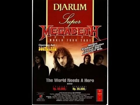 Megadeth - Medan Indonesia Englisch 2001 MPEG DVD - Dorian
