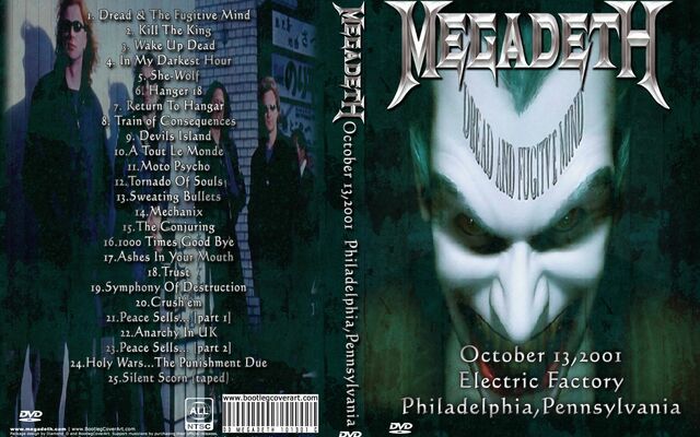 Megadeth - Electric Factory Philadelphia Englisch 2001 AC3 DVD - Dorian