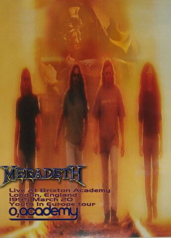 Megadeth - Brixton Academy London Englisch 1995 AC3 DVD - Dorian