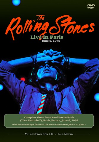 The Rolling Stones - Live in Paris Englisch 1976  MPEG DVD - Dorian