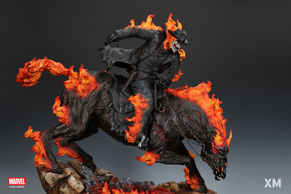 Premium Collectibles : Ghost Rider on Horse 9e6jw6