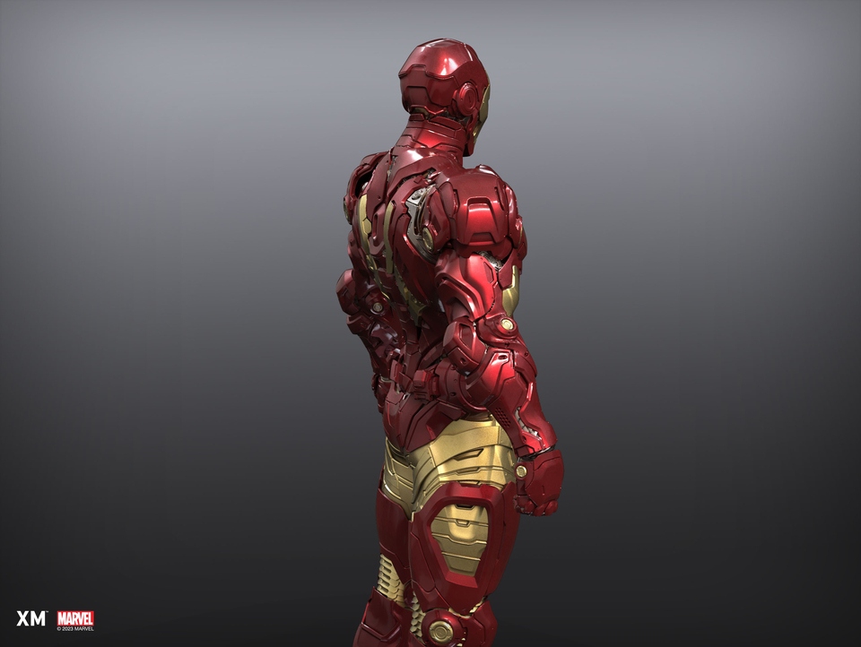 Premium Collectibles : Iron Man Suit-Up 1/4 Statue 9w9du5