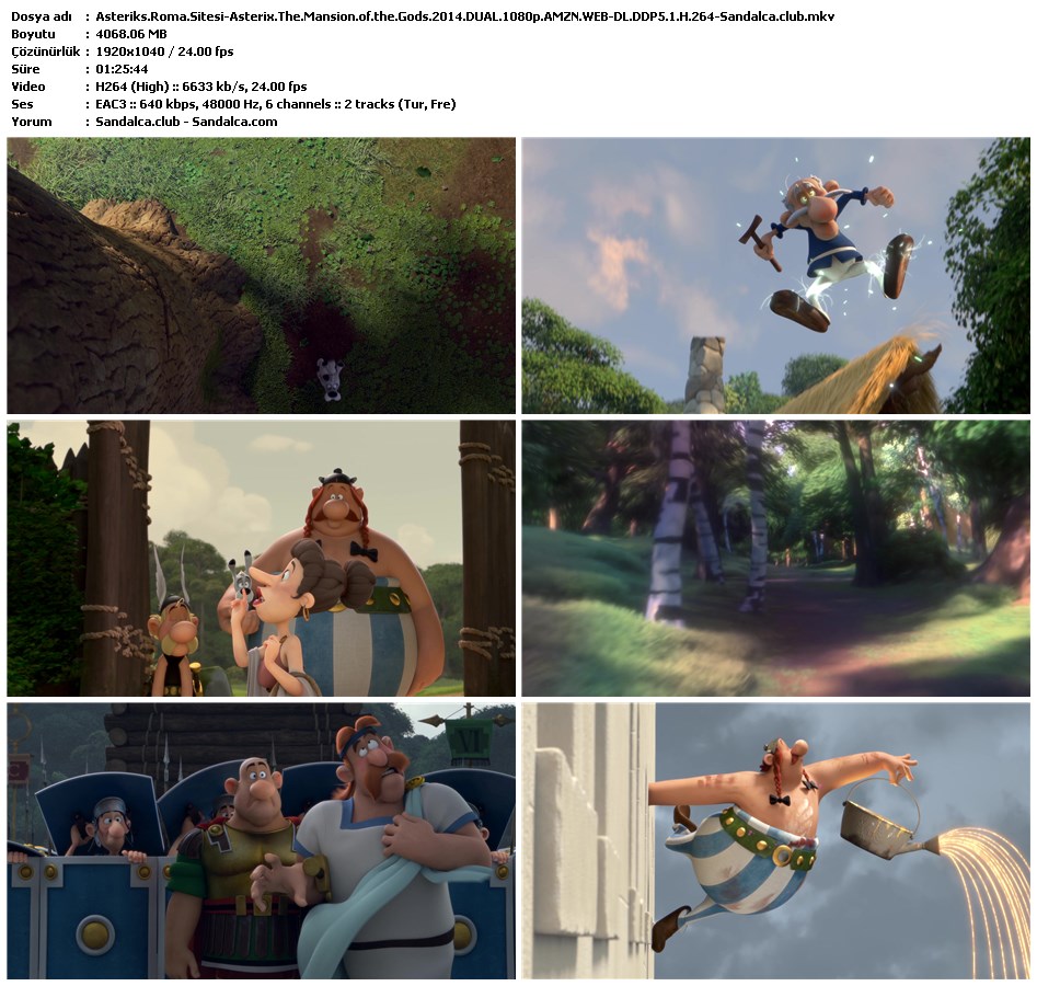 Asteriks: Roma Sitesi Türkçe Dublaj indir | 1080p DUAL | 2014