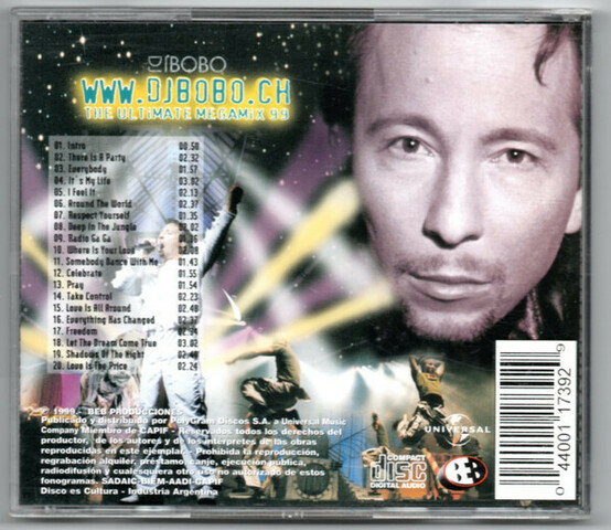 DJ BoBo - The Ultimate Megamix 99 (1999) Backt2eee
