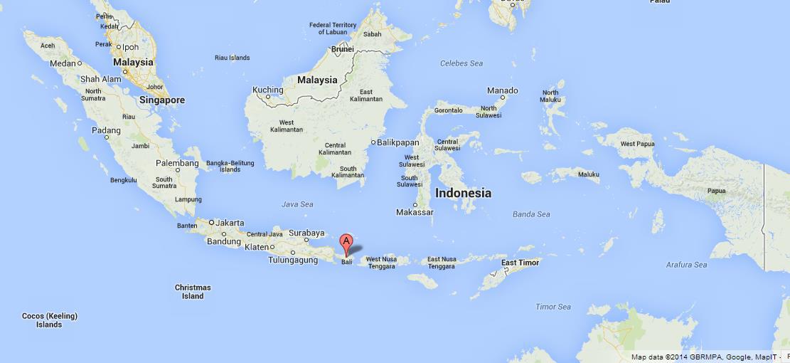Ethnien & Kulturen Bali-on-map-of-indone4gkvl