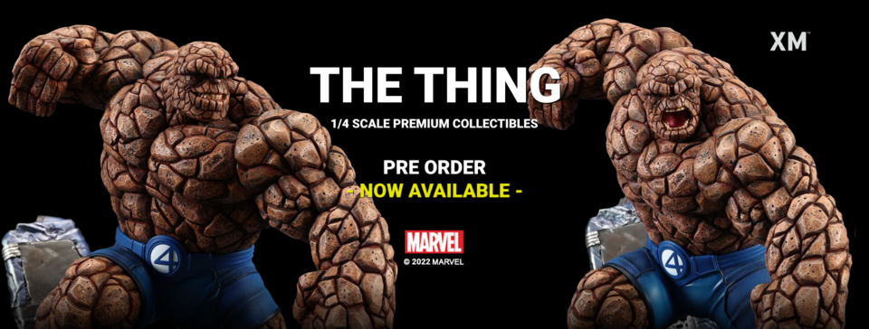 Premium Collectibles : The Thing 1/4 Statue Bannerfacebookthethinrkjvx