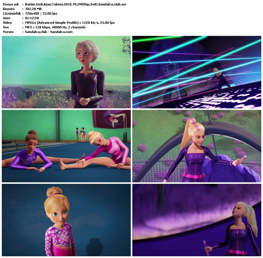Barbie: Ajanlar Gizli Görevde Türkçe Dublaj indir | DVDRip | 2016