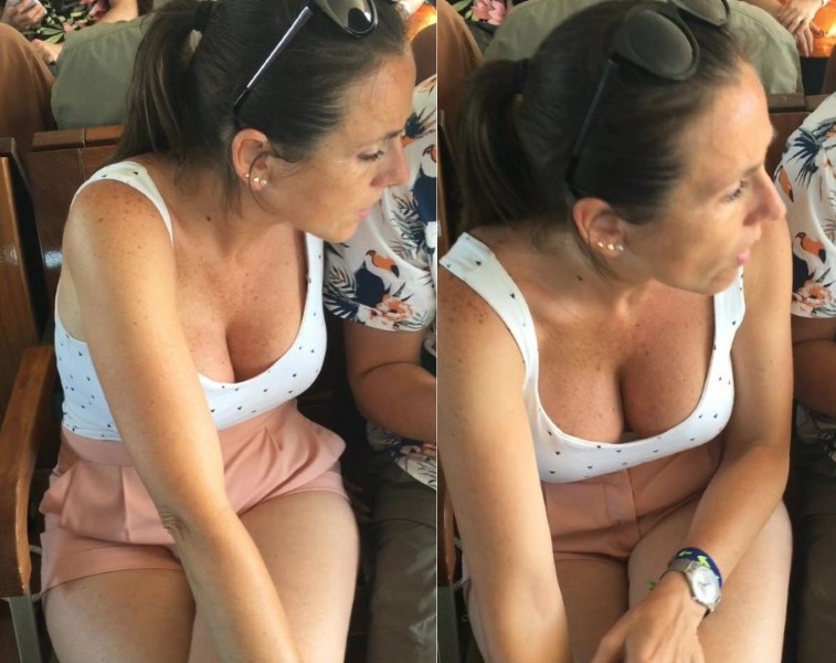 Busty Milf Cleavage