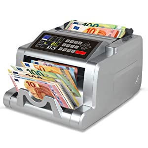 Geldzählmaschine Wertzähler Geldzähler Banknotenzähler Summenzähler Geldscheinzähler Money Counter