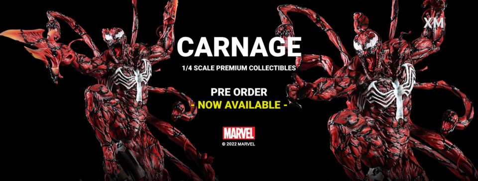 Premium Collectibles : Carnage (Absolute) 1/4 Statue Carnagefbbanneropenbljvd