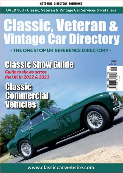 Classic Veteran and Vintage Car Directory 2022-2023