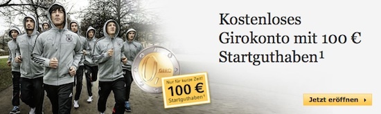 Commerzbank - 100,00 Euro bei Girokontoeröffnung 