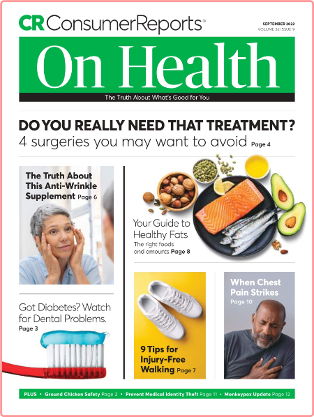 Consumer Reports on Health - September 2022 USA