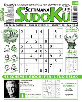 Settimana Sudoku N.899 – 04 Novembre 2022