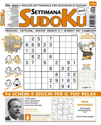 Settimana Sudoku N.946 - 29 Settembre 2023