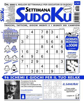 Settimana Sudoku N.945 - 22 Settembre 2023
