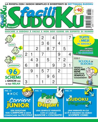 Facili Sudoku N.40 - Settembre 2023