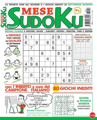 Settimana Sudoku Mese – Maggio 2023