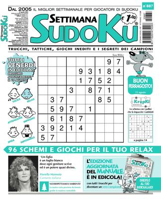 Settimana Sudoku N.887 – 12 Agosto 2022