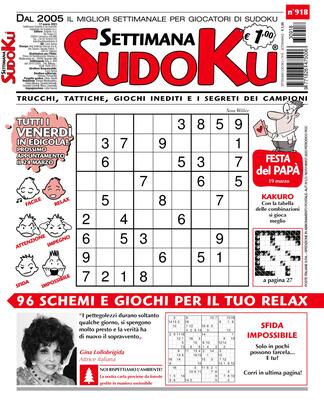 Settimana Sudoku N.918 – 17 Marzo 2023