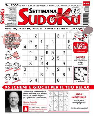 Settimana Sudoku N.906 – 23 Dicembre 2022