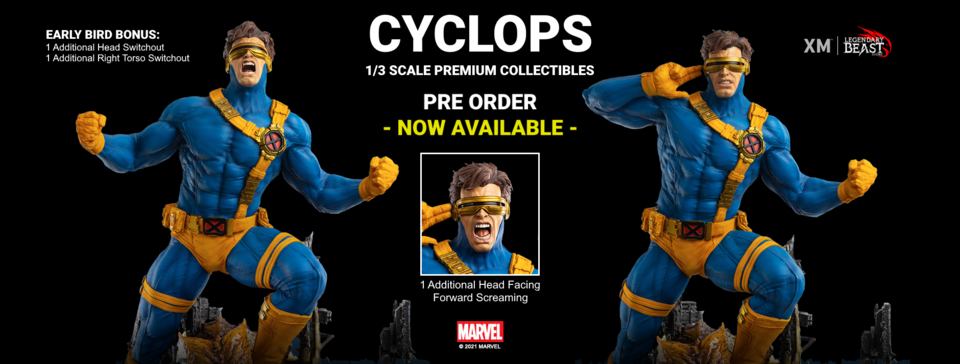 Premium Collectibles : Cyclops 1/3 Statue Cyclopsbannerpoopenguje0
