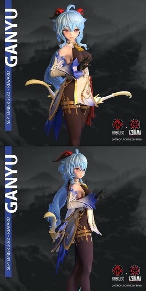 Ganyu Standard - Azerama – 3D Print