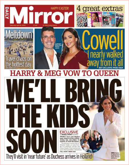 Daily Mirror [2022 04 16]