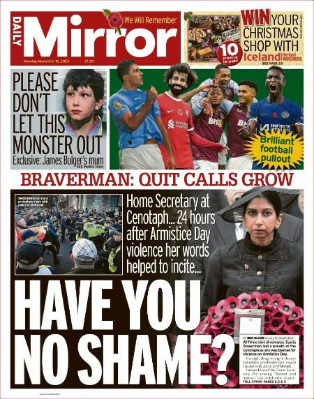 Daily Mirror [2023 11 13]