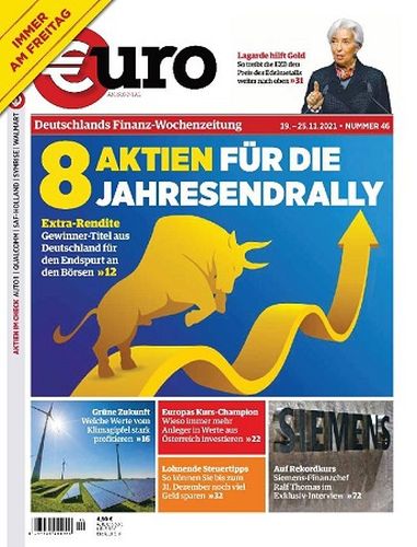 Cover: Euro am Sonntag Finanzmagazin No 46 vom 19  November 2021