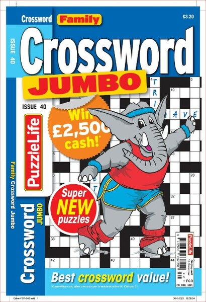 Family Crossword Jumbo Issue 40-October 2023