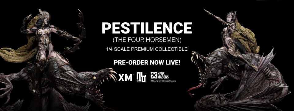 Premium Collectibles : Four Horseman Pestilence 1/4 Statue Fbbannerpestilencepoq1dhn