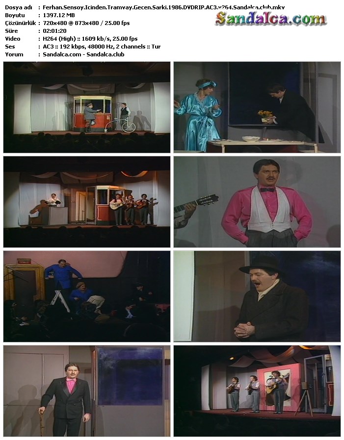İçinden Tramvay Geçen Şarkı indir | DVDRip | 1986