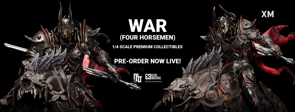 Premium Collectibles : Four Horseman War 1/4 Statue Fhwarfacebookbannerpoi3cns