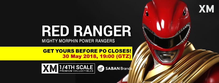 Premium Collectibles : Power Ranger Red Finalcallredrangerceu0v