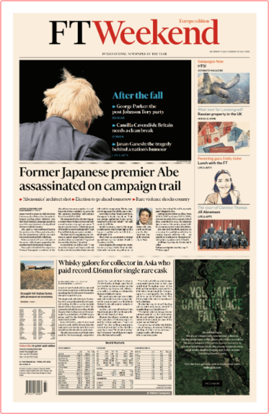 Financial Times (Europe Edition) - No  41,062 [09-10 Jul 2022]