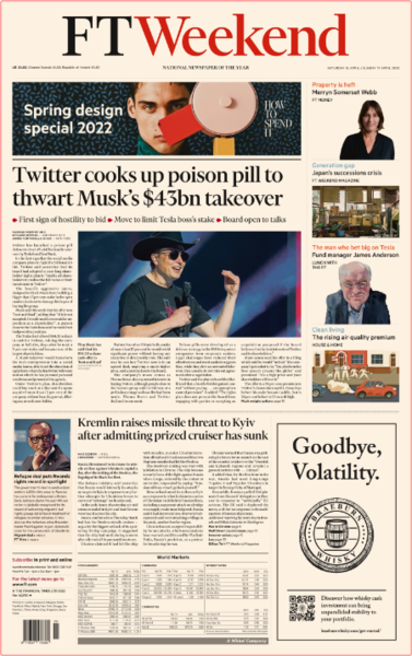 Financial Times (UK Edition) - No  40,990 [16-17 Apr 2022]