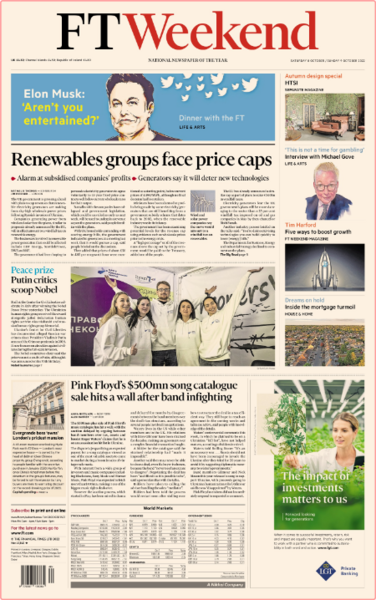 Financial Times (UK Edition) - No  41,140 [08-09 Oct 2022] copy 2